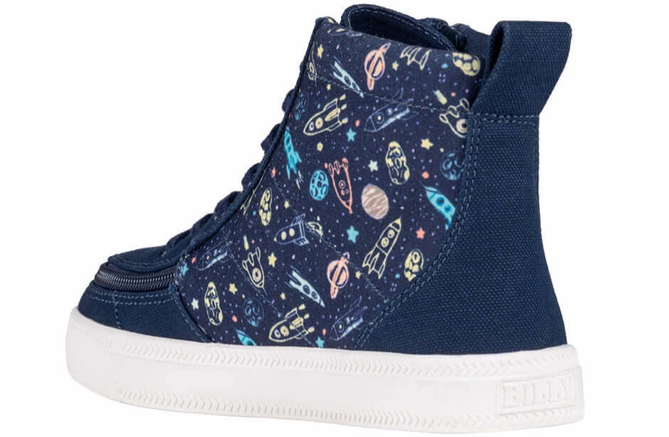 Navy Space BILLY Classic Lace High Tops