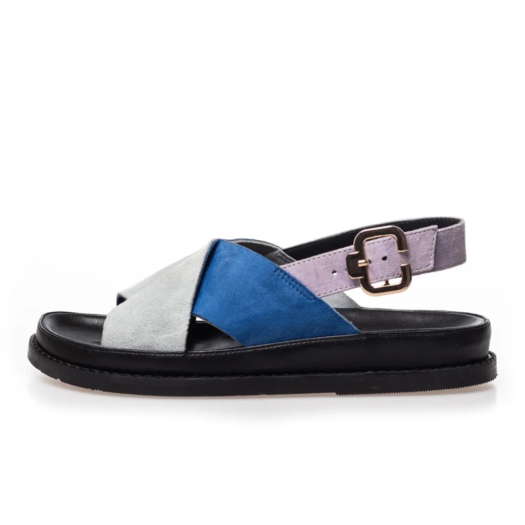 NEW STRONGER 23 - SUEDE - BLUE/LAVENDER