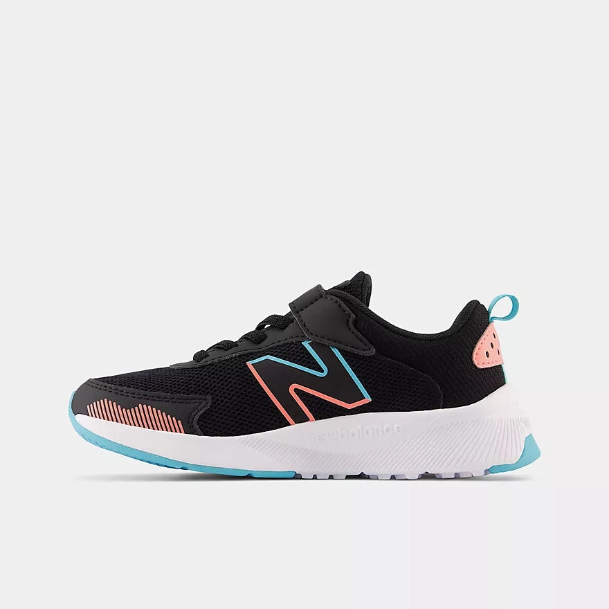 New Balance Black/Grapefruit Dynasoft 545 A/C Childrens Sneaker