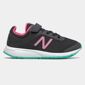New Balance Black/Pink Lemonade/Summer Jade 455v2 Childrens Sneaker