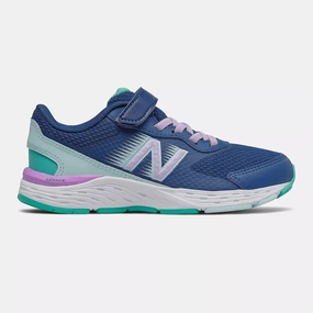 New Balance Captain Blue/Dark Violet 680v6 Childrens Sneaker