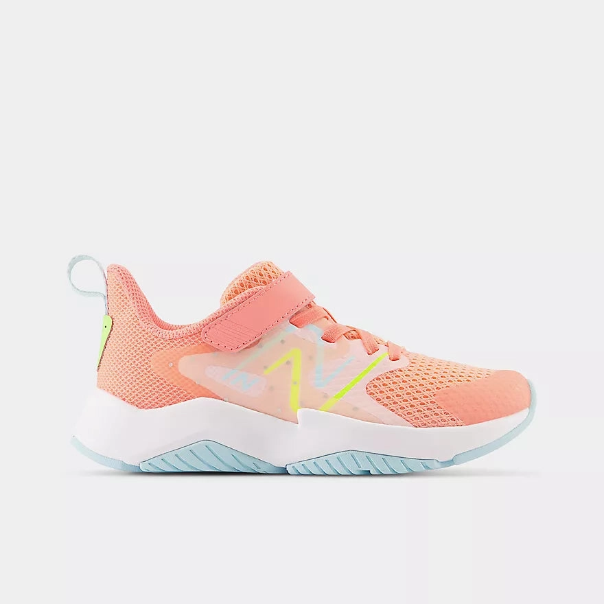 New Balance Grapefruit Rave Run v2 A/C Childrens Sneaker