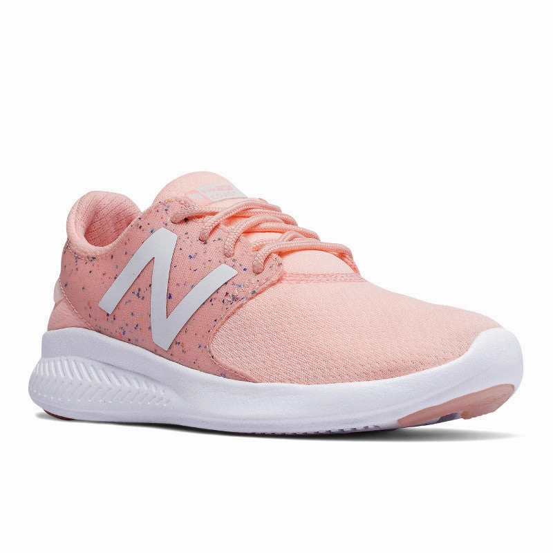 New Balance Himalayan Pink Confetti Coast Children's Sneaker