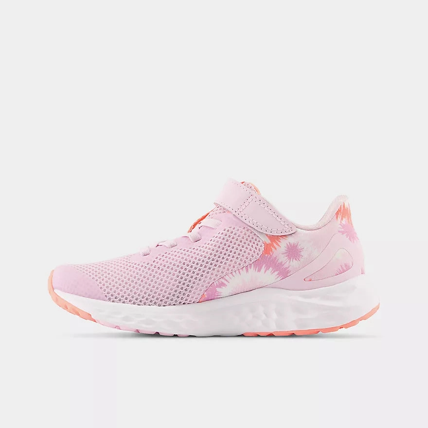 New Balance Light Raspberry Arishi v4 Bungee Lace Childrens Sneaker
