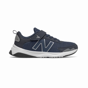 New Balance Natural Indigo Dynasoft 545 Bungee Lace With Strap Childrens Sneaker