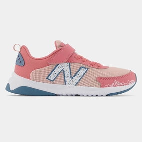 New Balance Pink Haze Dynasoft 545 Bungee Lace With Strap Childrens Sneaker
