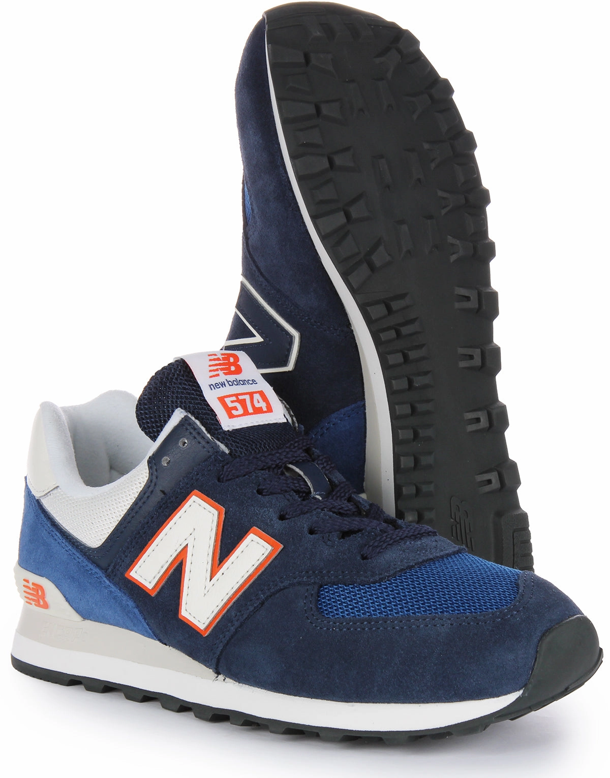 New Balance U574 XR2 In Navy Orange