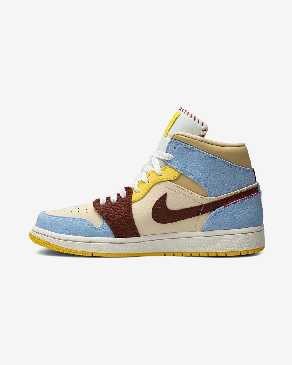 NIKE AIR JORDAN1 MID SE FEARLESS MAISON CHATEAU ROGUE
