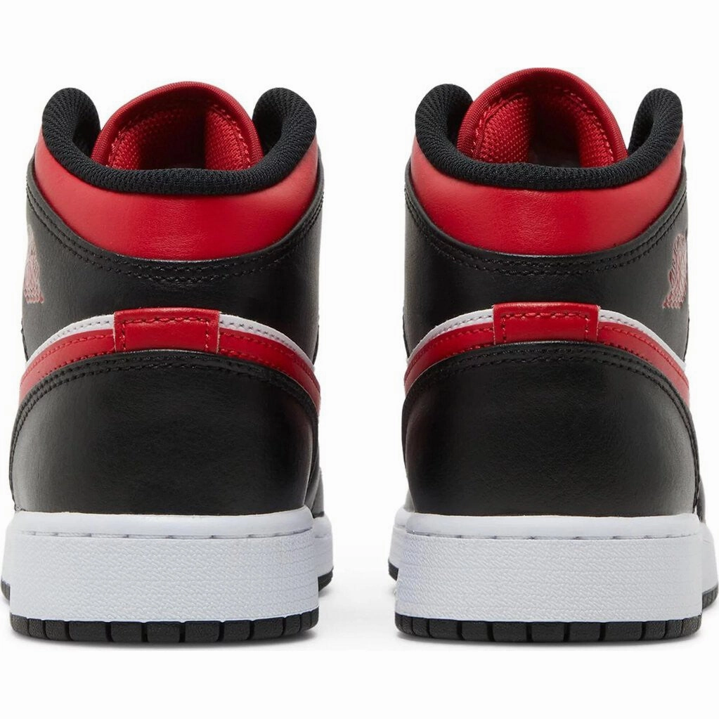 Nike Air Jordan 1 Mid 'Bred Toe' 2022 GS