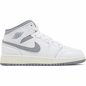 Nike Air Jordan 1 Mid 'Neutral Grey' GS