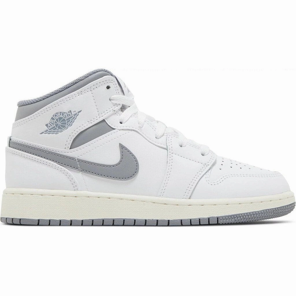 Nike Air Jordan 1 Mid 'Neutral Grey' GS