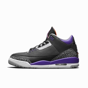 Nike Air Jordan 3 Retro Black Court Purple
