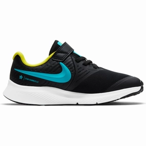 Nike Black/Chlorine Blue/High Voltage Star Runner 2 Childrens Sneaker