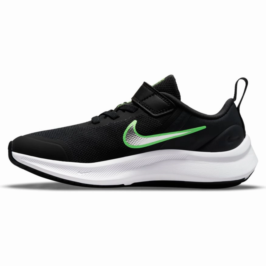Nike Black/Chrome/Smoke Grey Star Runner 3 A/C Children's Sneaker