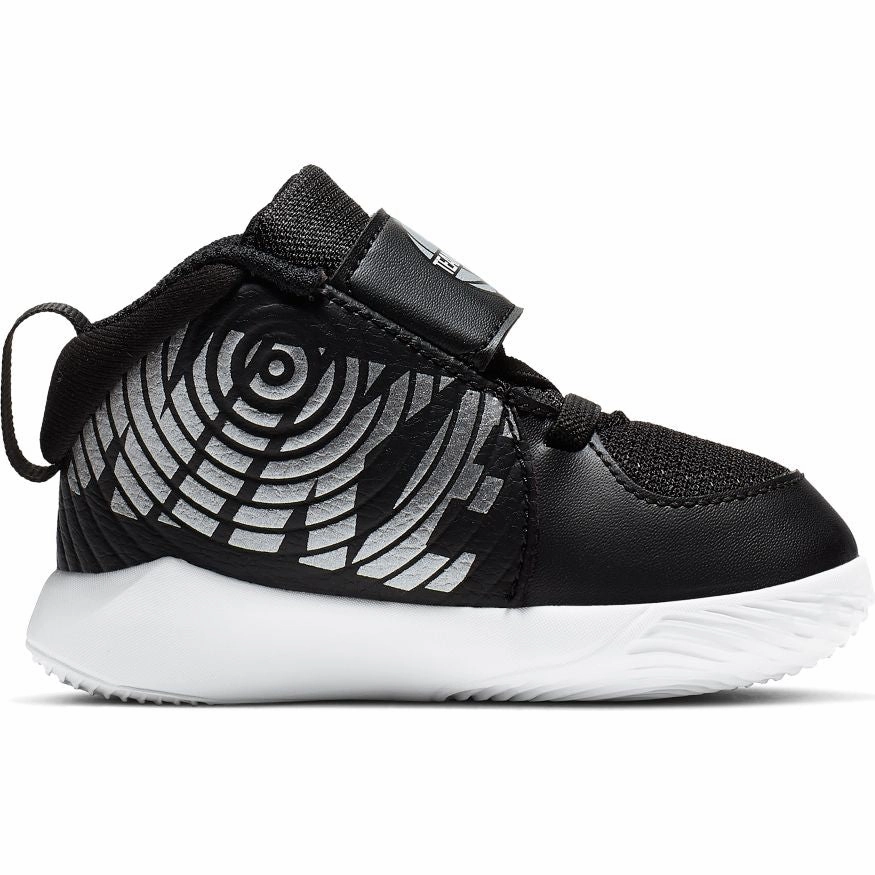 Nike Black/Metallic Silver Team Hustle D 9 Toddler Sneaker