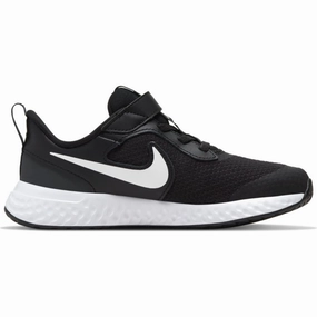 Nike Black/White/Anthracite Revolution 5 Childrens Sneaker