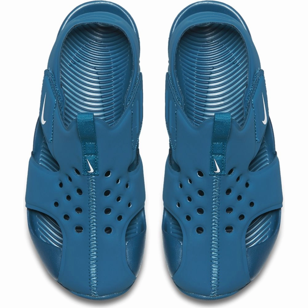 Nike Green Abyss/White Sunray Protect Children's Sandal