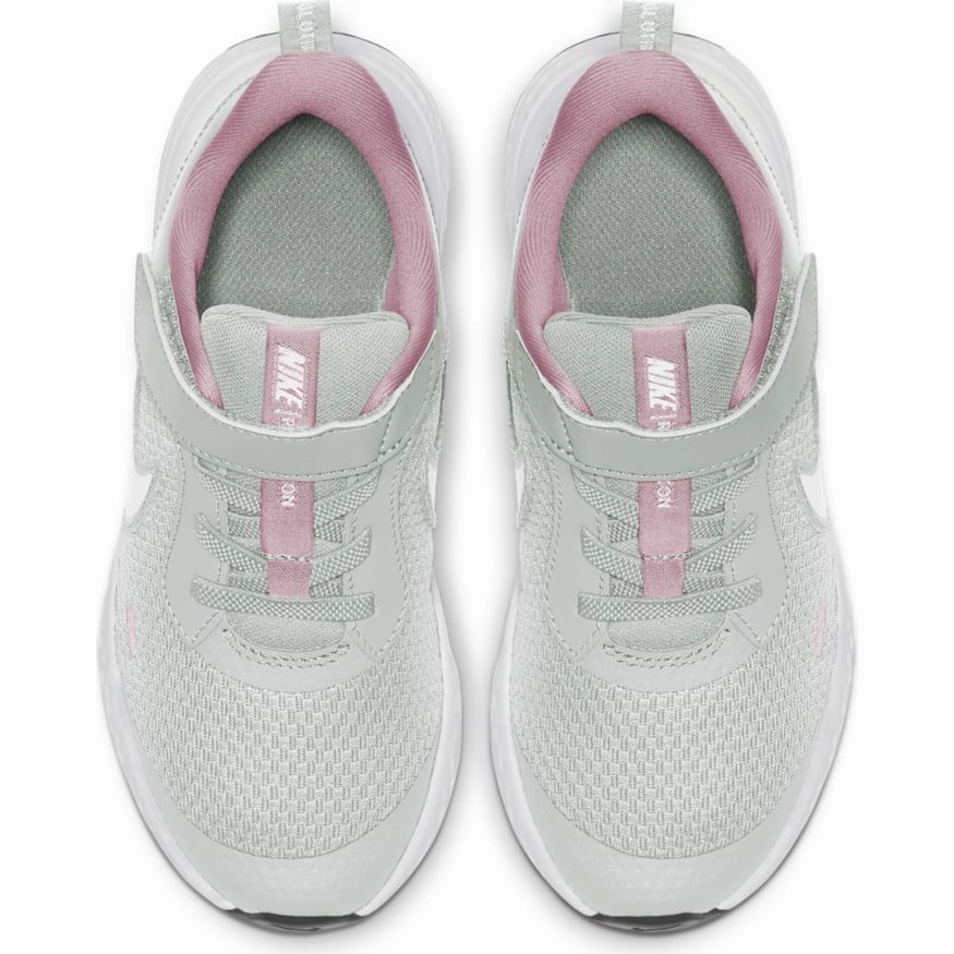 Nike Photon Dust/White/Pink Foam Revolution 5 Childrens Sneaker