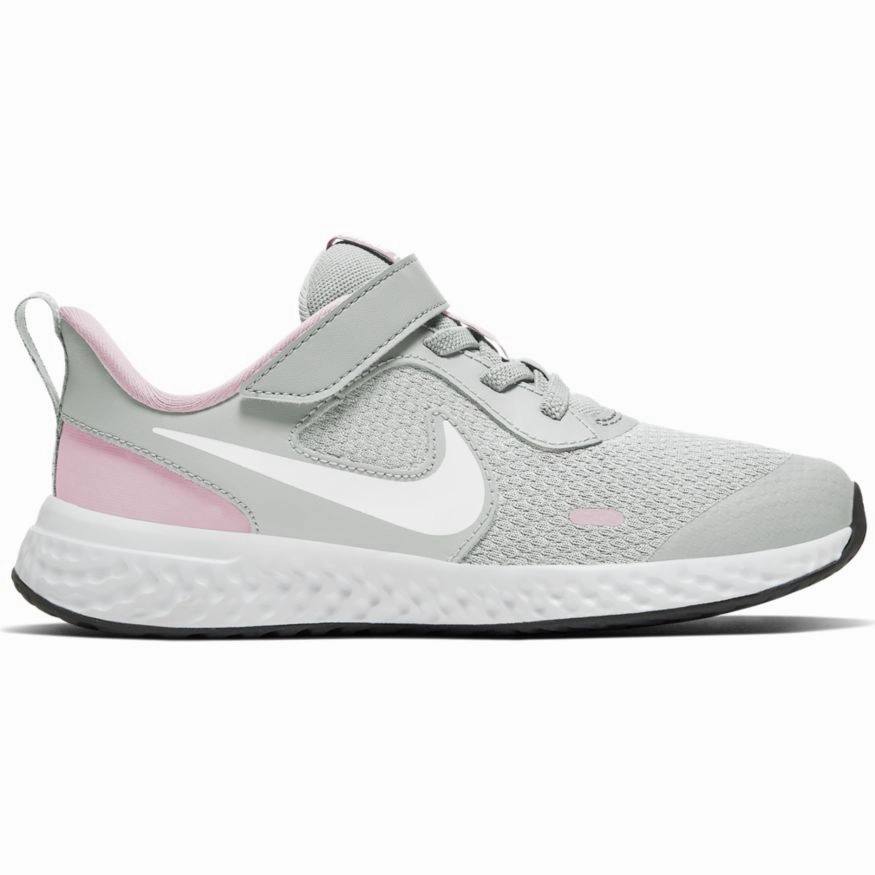 Nike Photon Dust/White/Pink Foam Revolution 5 Childrens Sneaker