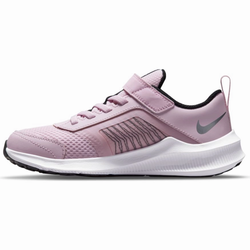 Nike Pink Foam/Metallic Silver Downshifter 11 Childrens Sneaker