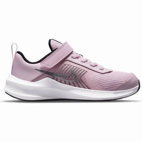 Nike Pink Foam/Metallic Silver Downshifter 11 Childrens Sneaker