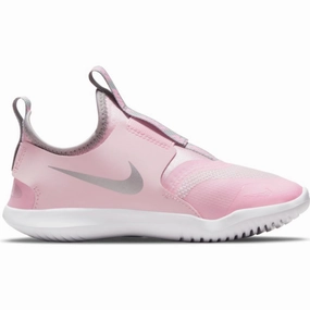 Nike Pink Foam/Metallic Silver Flex Runner Childrens Sneaker