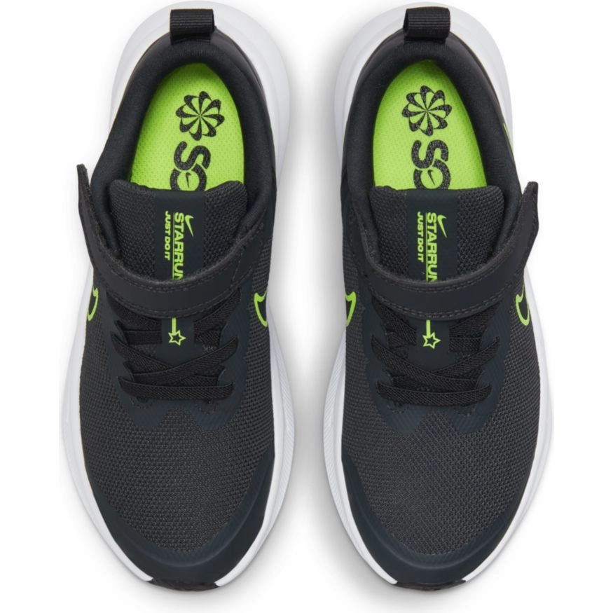 Nike Smoke Grey/Black Star Runner 3 Childrens Sneaker