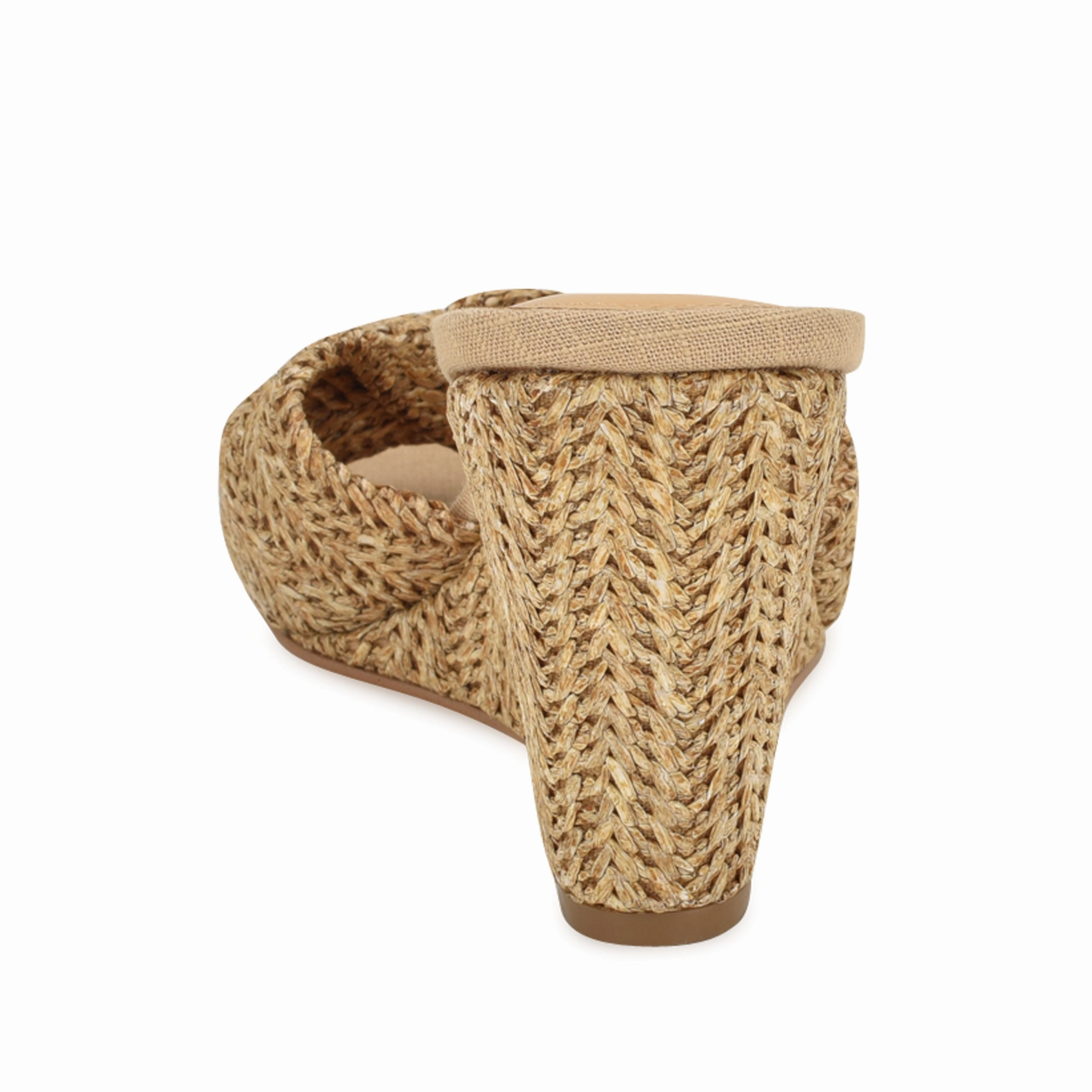 Nikhil Twist Wedge Sandals