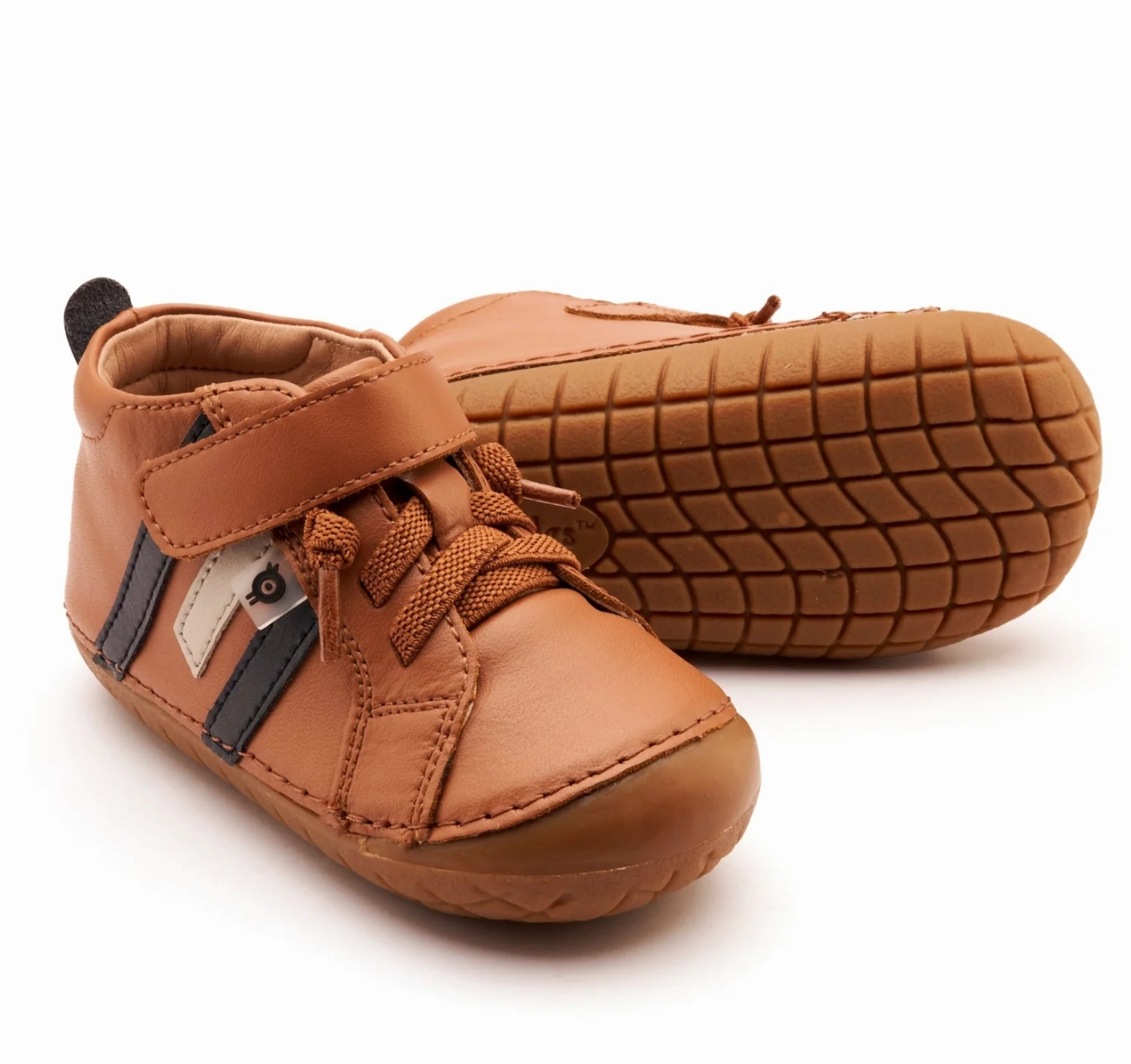 Old Soles Away Pave Tan / Navy / Gris Size 4 Infant/Toddler