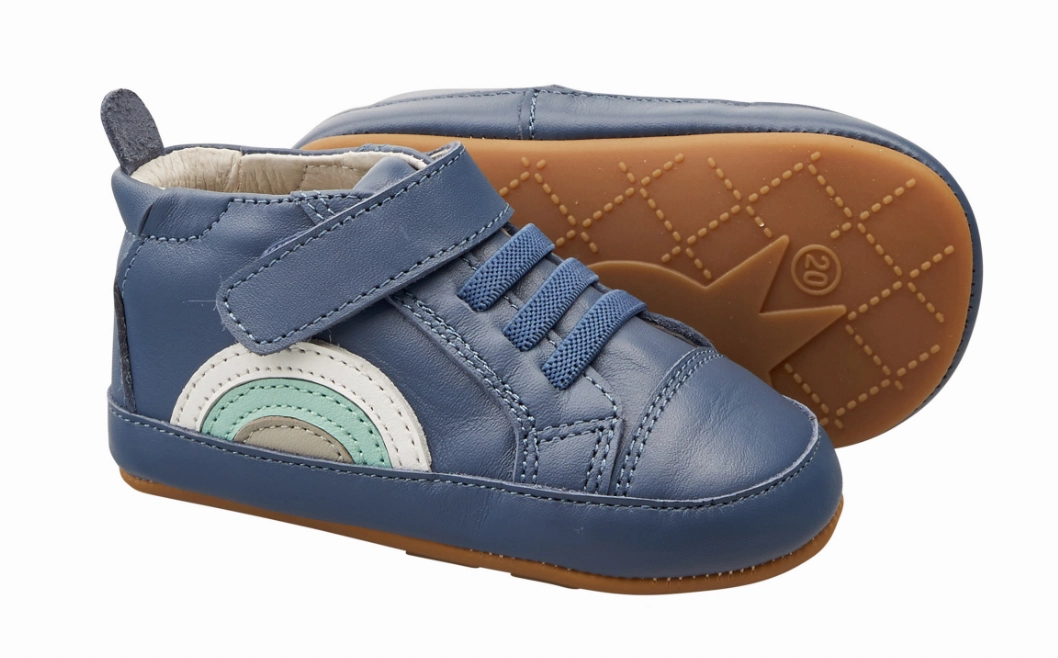 Old Soles Sunny Bub Petrol / Snow / Jade / Gris Size 5 Toddler