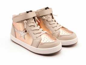 Old Soles Team Star Shoes Gris/Copper/Glam Argent