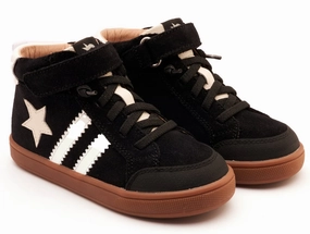 Old Soles Wos High Top Black Suede/Snow/Sporco