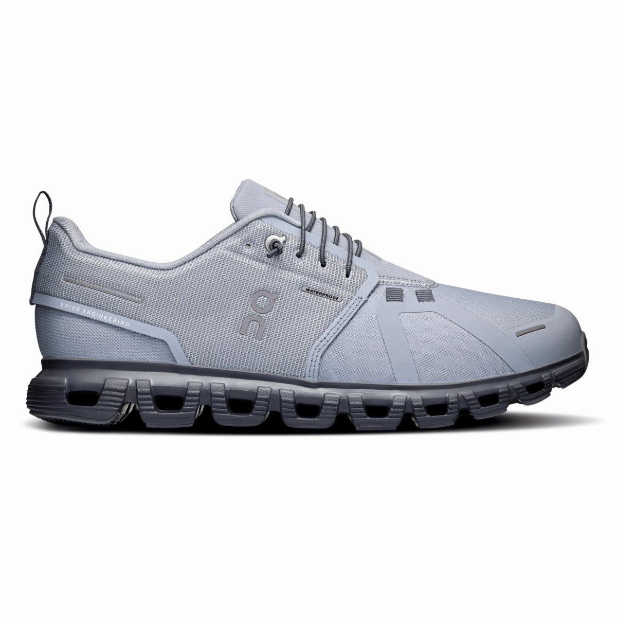 On Running Men's Cloud 6 Waterproof Alloy/Wolf