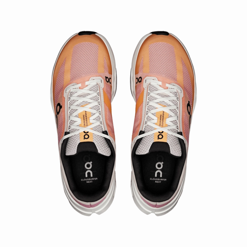 On Women's Cloudsurfer Next - Tangerine/Ivory