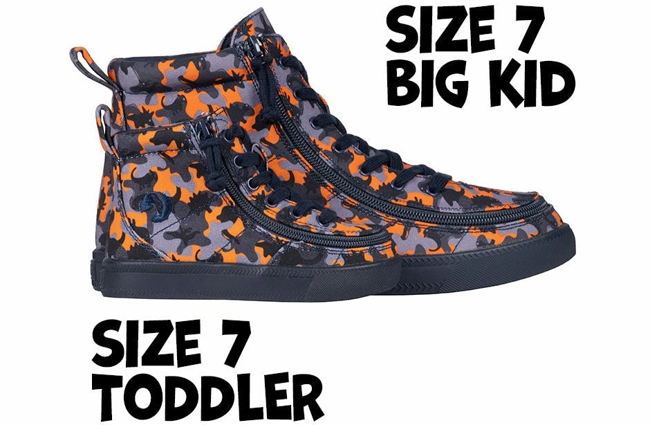 Orange Dino BILLY Classic Lace High Tops