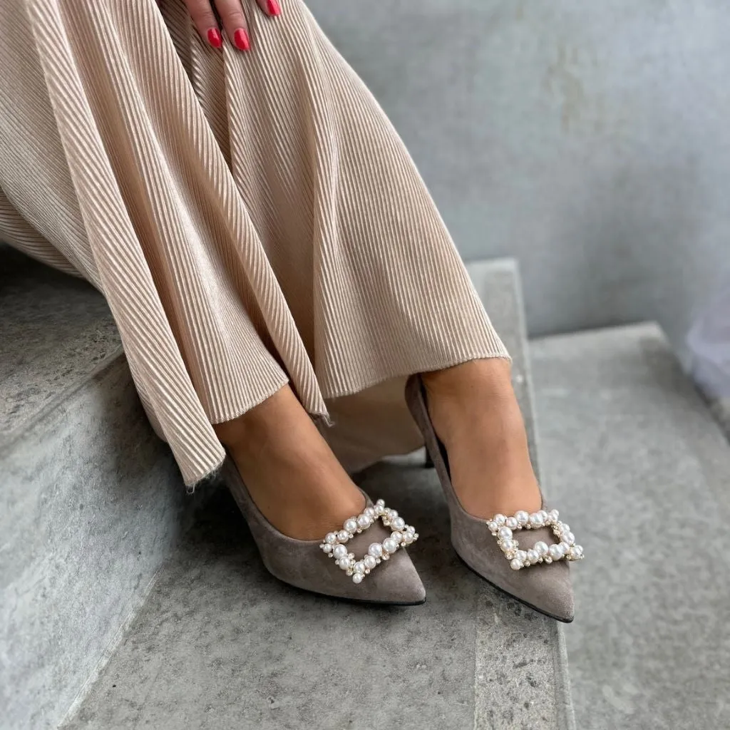 PEARLS AND DIAMONDS - BEIGE (TOPO)