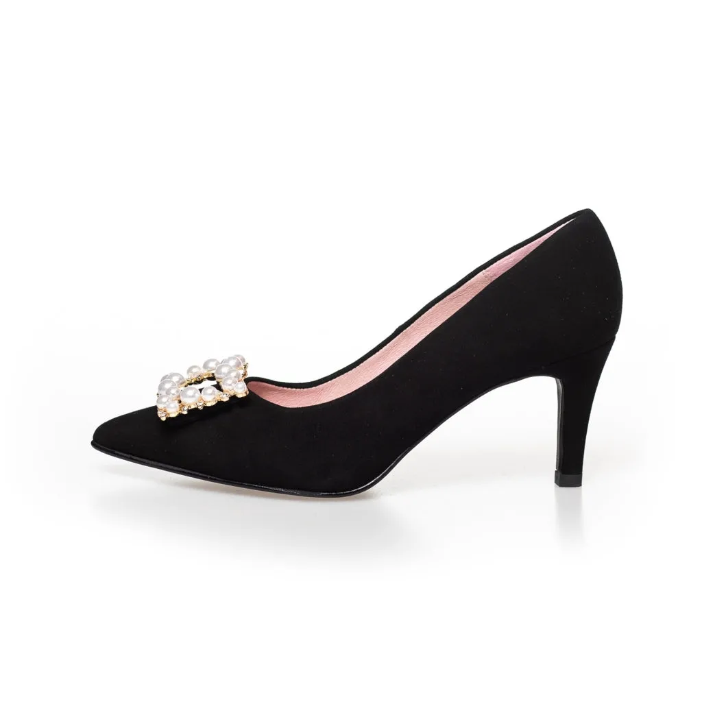 PEARLS AND DIAMONDS - BLACK