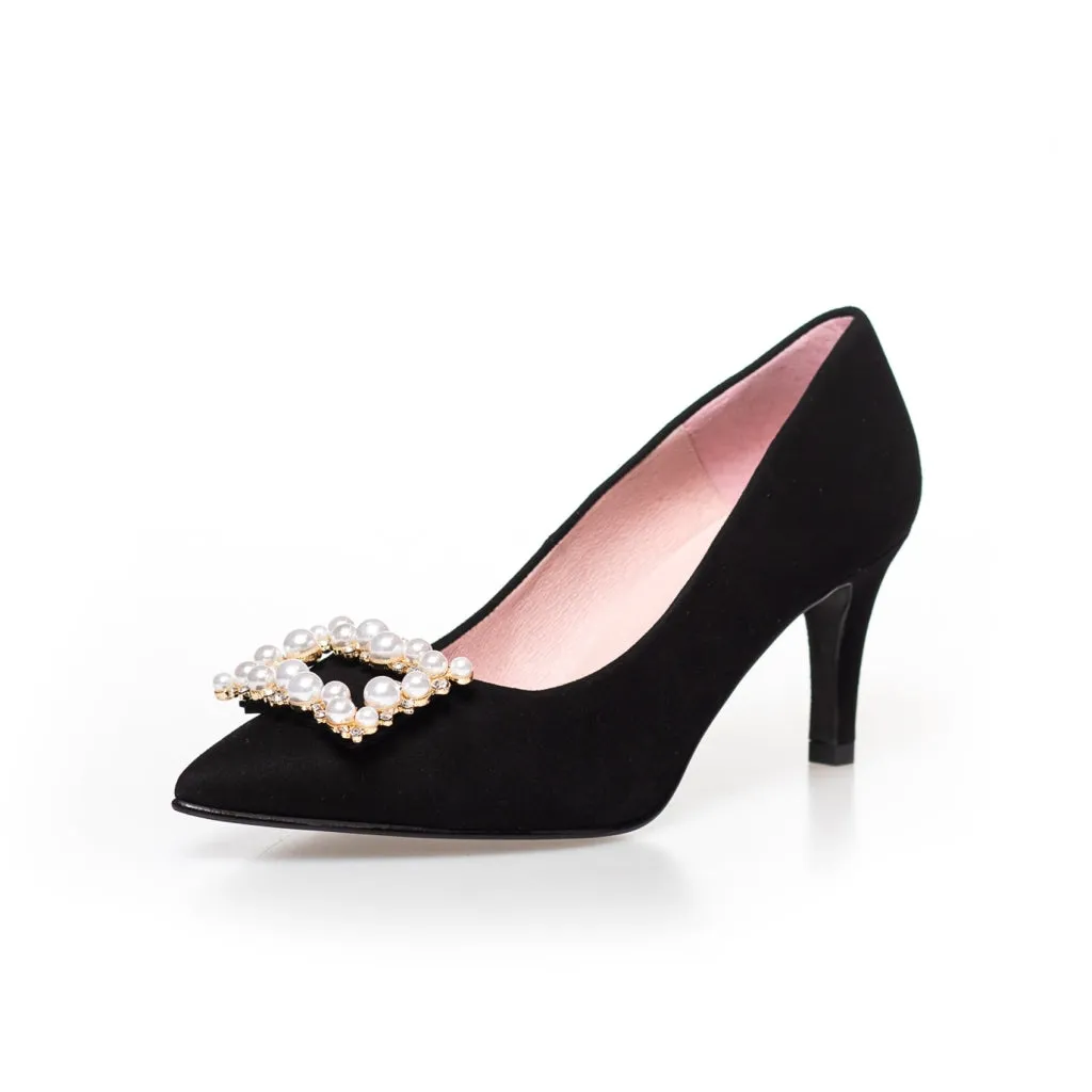PEARLS AND DIAMONDS - BLACK