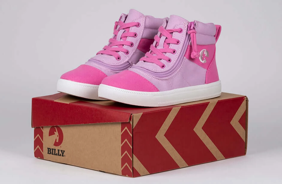 Pink/Pink BILLY Street Short Wrap High Tops