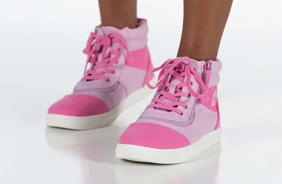 Pink/Pink BILLY Street Short Wrap High Tops