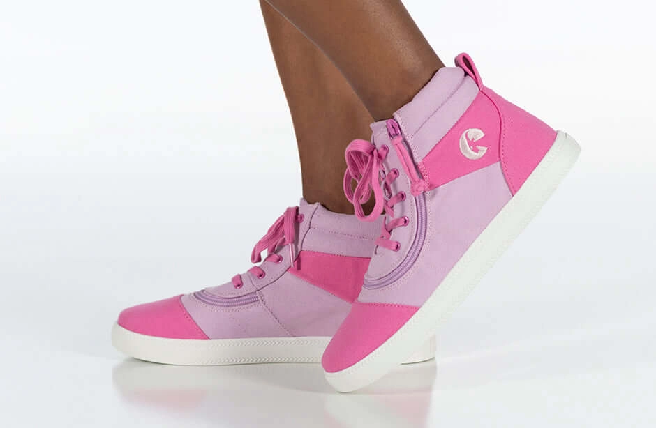 Pink/Pink BILLY Street Short Wrap High Tops