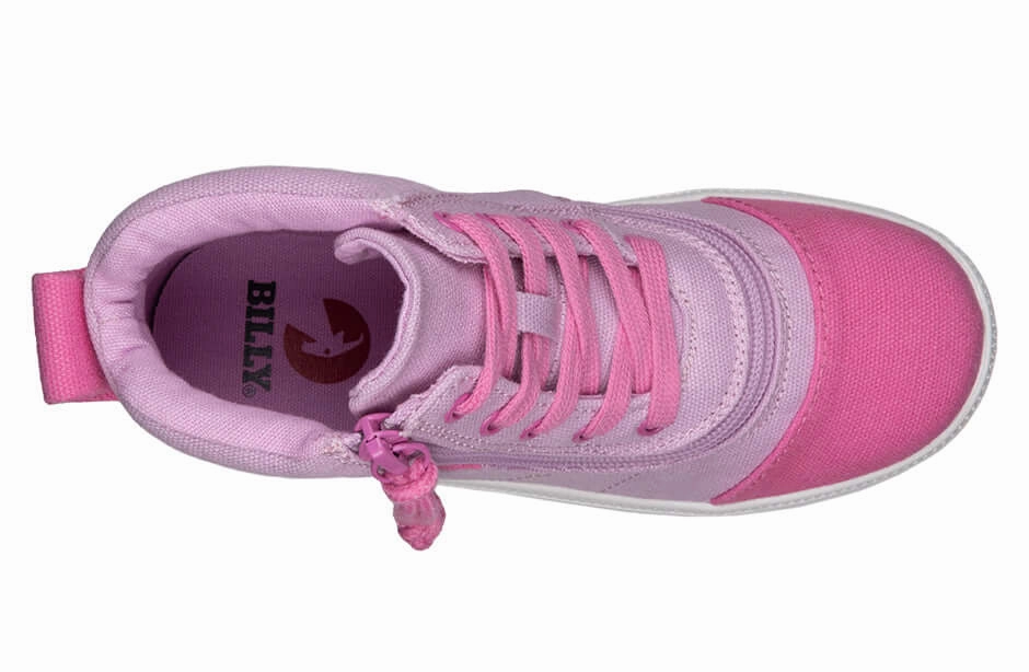 Pink/Pink BILLY Street Short Wrap High Tops