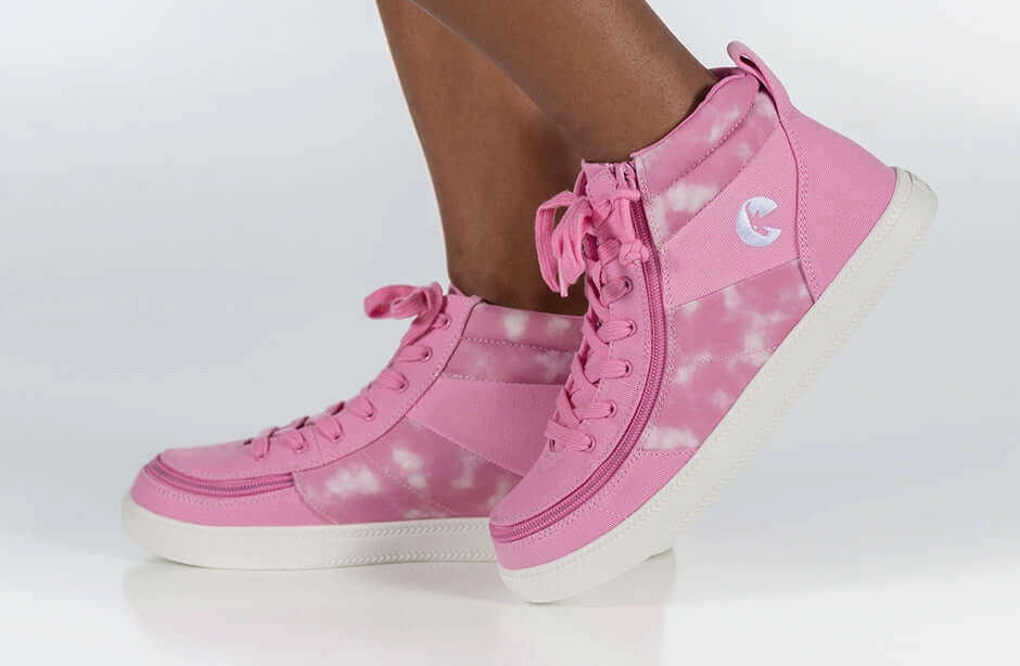 Pink Tie Dye BILLY Street High Tops