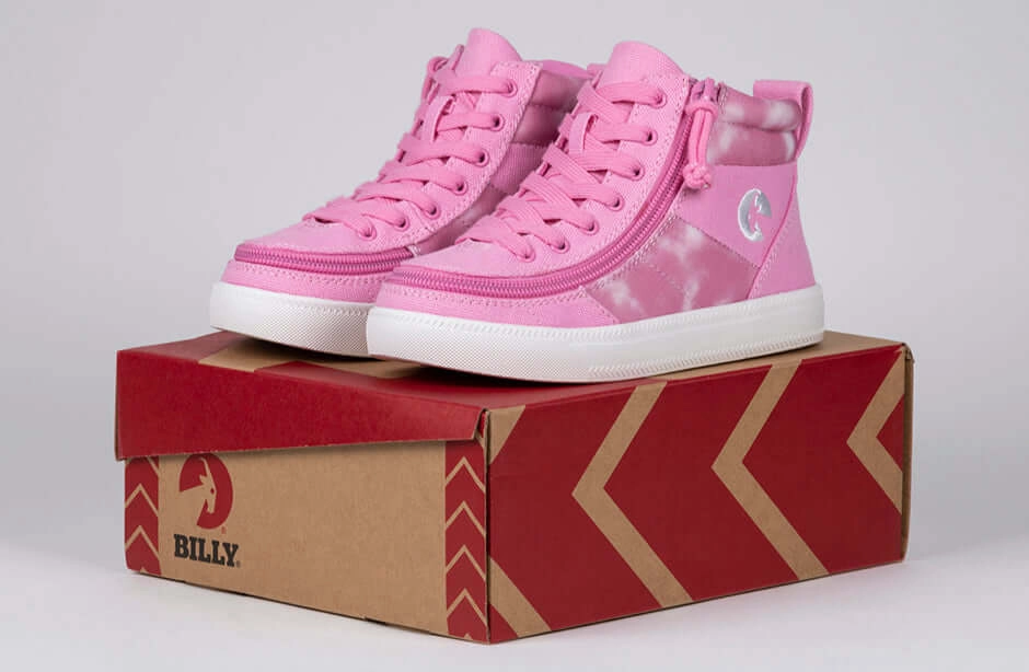 Pink Tie Dye BILLY Street High Tops