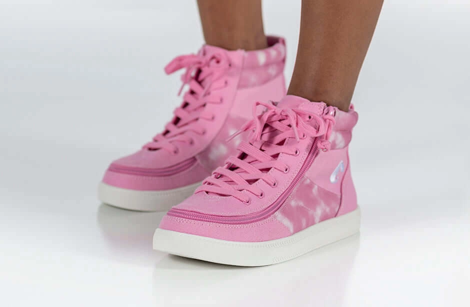 Pink Tie Dye BILLY Street High Tops