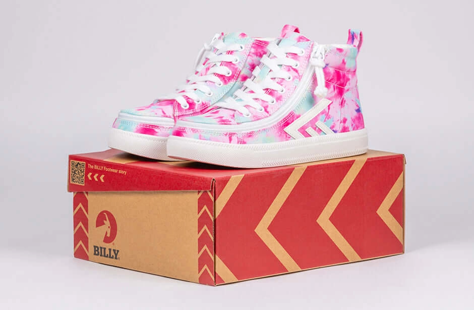 Pink Watercolor BILLY CS High Tops 2.0