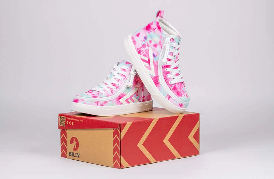 Pink Watercolor BILLY CS High Tops 2.0