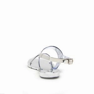 Qupid silver 2 Strap Sandals.