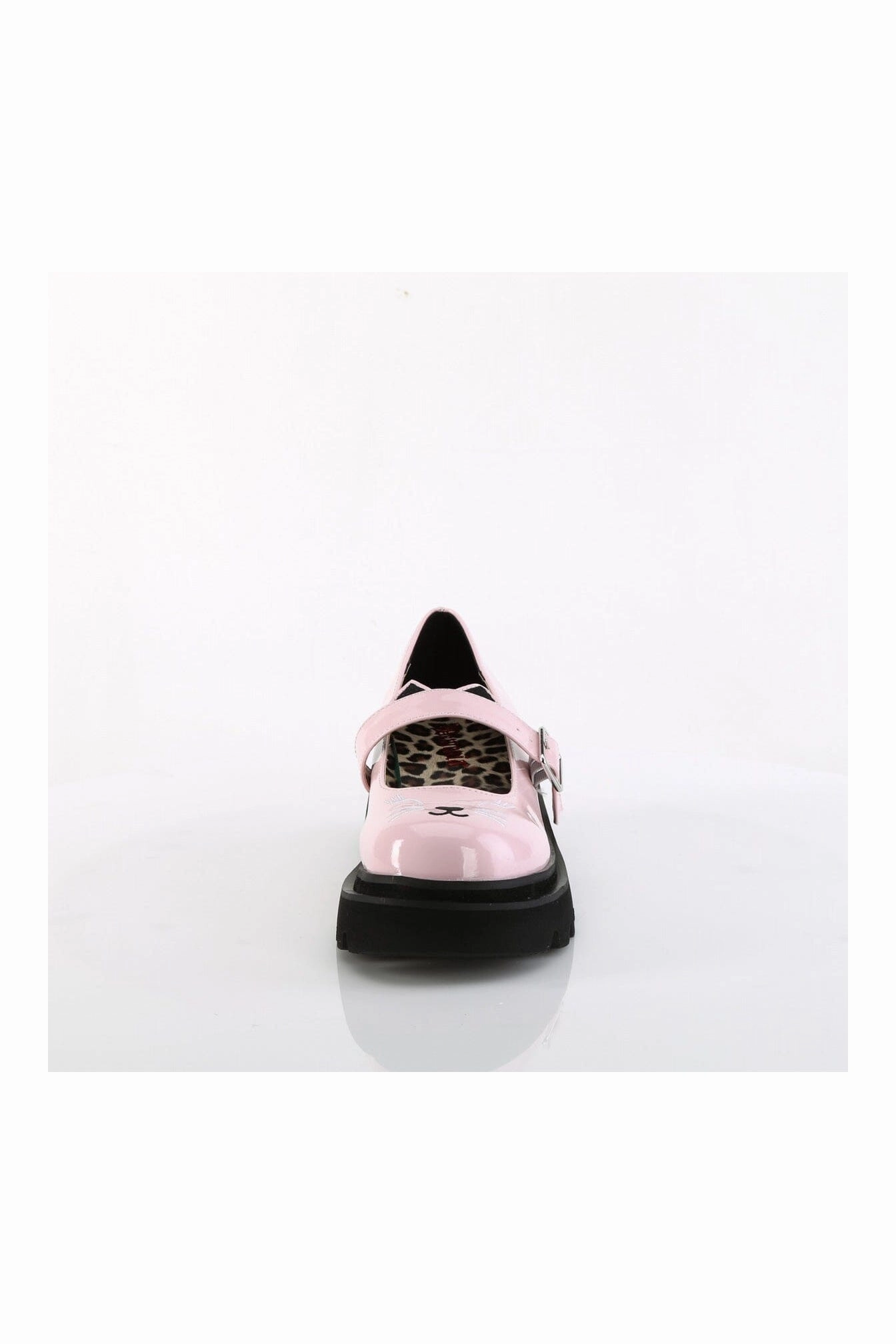 RENEGADE-56 Pink Hologram Patent Mary Janes