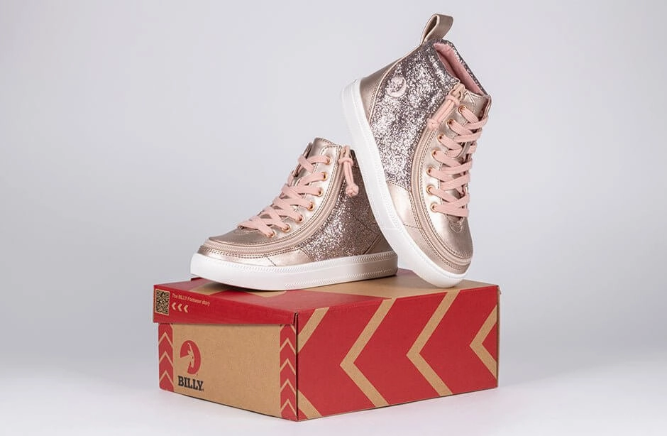 Rose Gold V2 Unicorn BILLY Classic Lace Highs - 22100-680